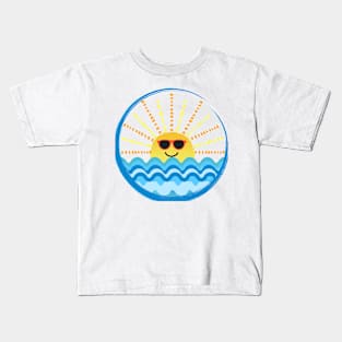 SUN,You are my sunshine,sunlight, sunshine, sunbeam,blue sea Kids T-Shirt